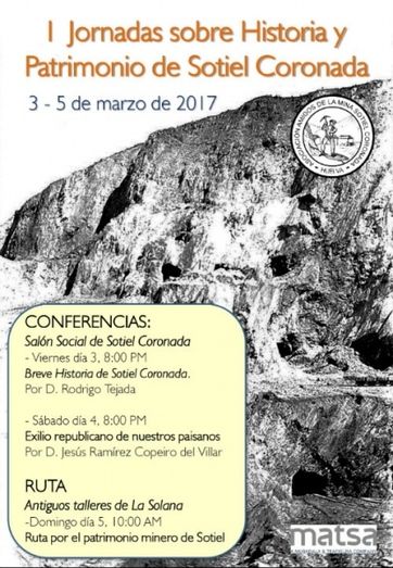 Primeras Jornadas sobre Historia y Patrimonio de Sotiel Coronada