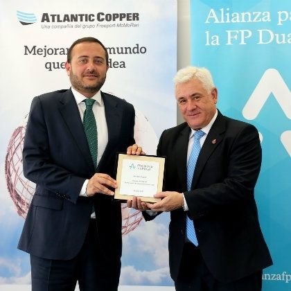 Atlantic Copper se adhiere a la Alianza para la Formación Profesional Dual
