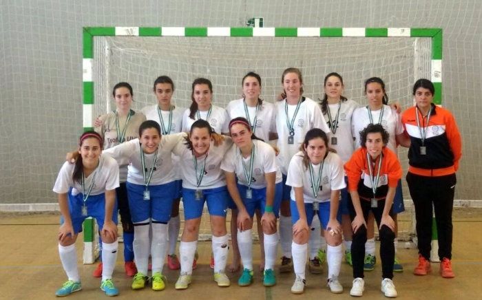 La Onubense, subcampeona de Andalucía en Fútbol Sala Femenino