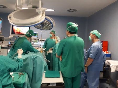 Los hospitales de Huelva impulsan un taller para analizar nuevas técnicas en el abordaje de las hernias