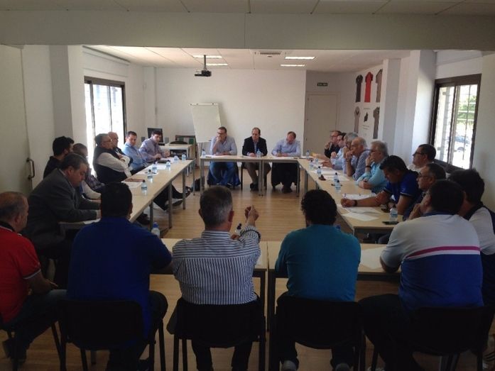 El Huelva y el CB San Juan asisten a una reunión de trabajo en Málaga para intentar hacer más atractiva la liga EBA