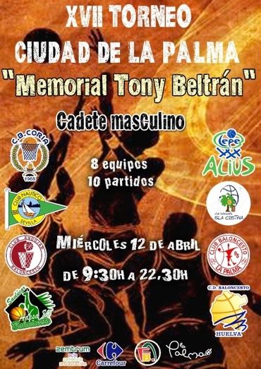 El CB La Palma celebra este miércoles el XVII Memorial Toni Beltrán