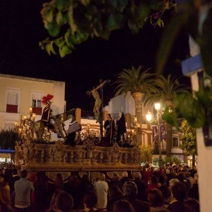 La Hermandad de la Sagrada Lanzada brilló en las calles de Ayamonte