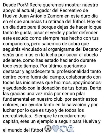 Jesús Vázquez agradecido a Zamora: 'Tenemos un murciano con sangre onubense'
