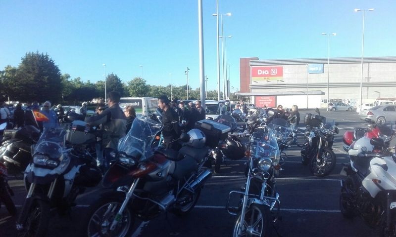 80 motos recorren la I Ruta Solidaria de CSIF en beneficio de Cruz Roja