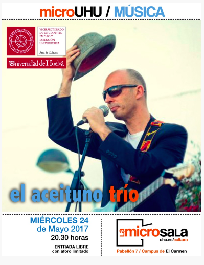 Concierto gratuito de El Aceituno en la Microsala de la UHU