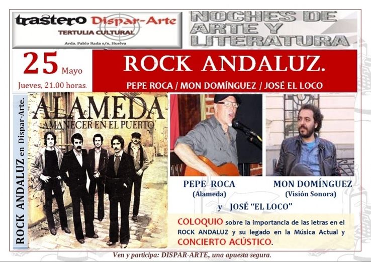 Noche de música y tertulia sobre rock andaluz el jueves en el Bar Trastero
