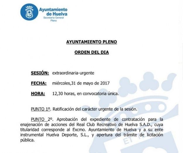 El Ayuntamiento convoca el miércoles un pleno extraordinario para aprobar el pliego de condiciones y ya se conocen algunos datos