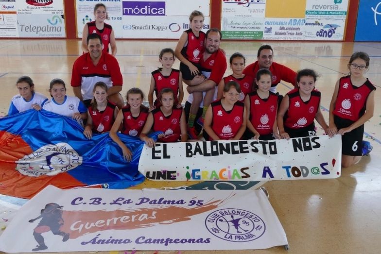 El CB La Palma, campeón provincial en la categoría mini femenina