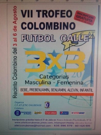 El Atletic Onubense pone en marcha el VII Trofeo Fútbol Calle 3x3