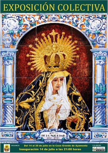 La Hermandad de la Veracruz de Ayamonte inaugura una muestra colectiva de arte de carácter benéfico