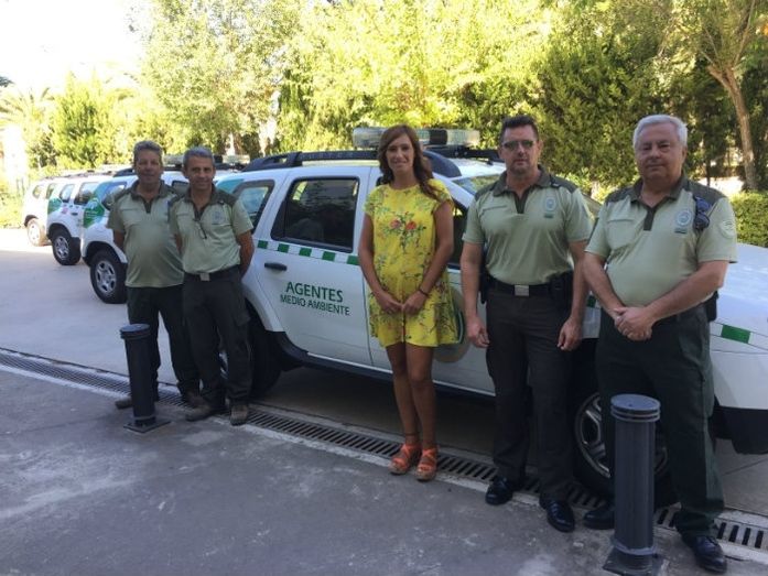 Cuatro nuevos vehículos para el cuerpo de Medio Ambiente de Huelva