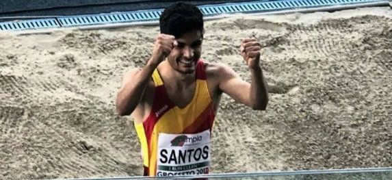 Huelva tiene a un campeón en ciernes: Héctor Santos, bronce en longitud en el Europeo Júnior