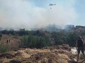 Controlado el incendio forestal declarado en el paraje Los Carrascales de Lucena del Puerto