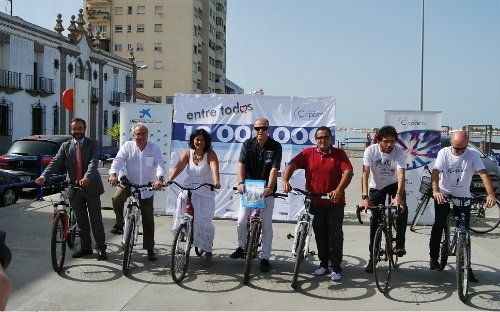 Diputación apoya la iniciativa solidaria '12 millones de pedaladas por las personas refugiadas'