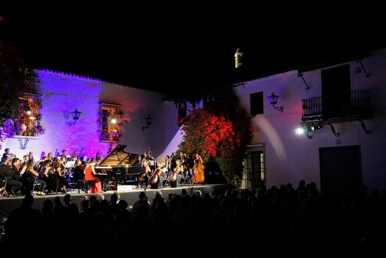 La Joven Orquesta Mediterránea inauguró el Festival Internacional de Música 'Ciudad de Ayamonte'