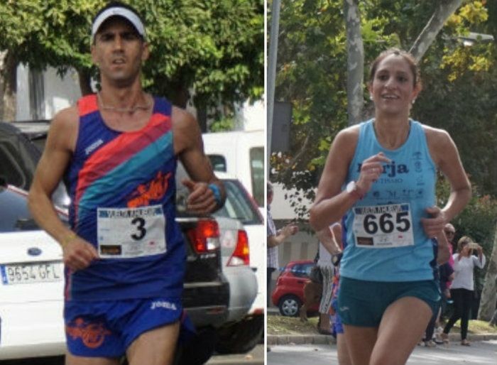 Adrián Andivia y Lidia Rodríguez, inalcanzables en una multitudinaria Vuelta a Huelva 