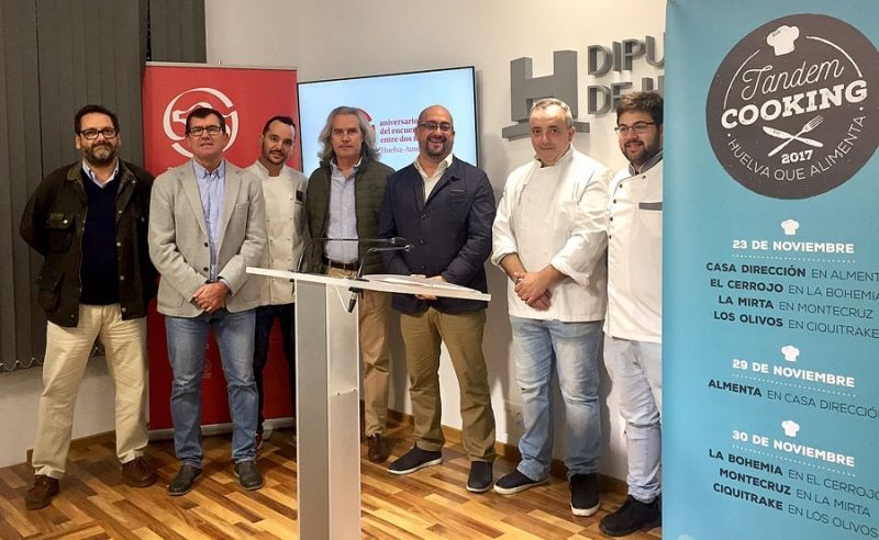 Ocho chefs de Huelva y provincia intercambian sus creaciones en la segunda edición de ‘Tandem Cooking’