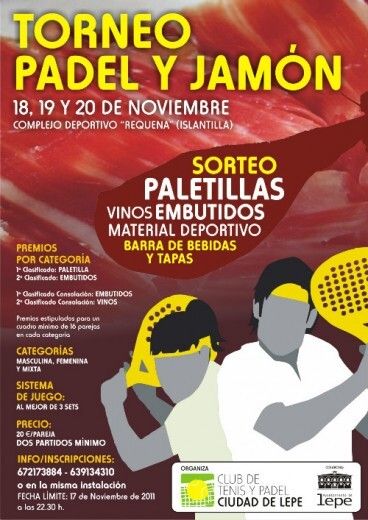 Torneo 'Padel y Jamón' de Lepe en Islantilla