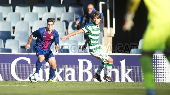 David Alfonso contribuye al pase del Barça a octavos de final de la UEFA Youth League como líder de su grupo