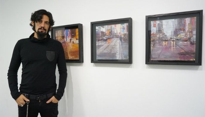 Pedro Rodríguez Garrido ilumina con colores “más brillantes y puros” el aniversario de la galería 'Espacio 0'