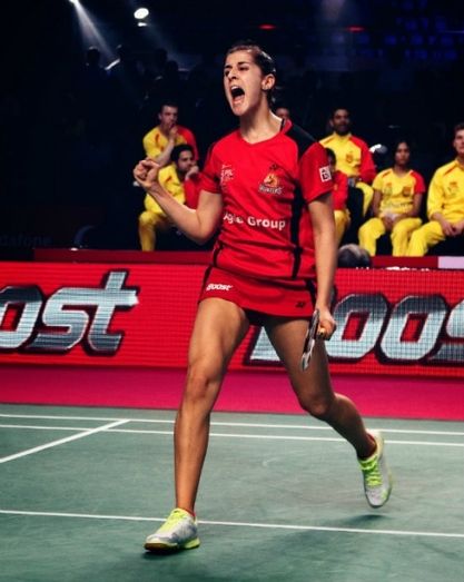 Carolina Marín guía a los Hyderabad Hunters hasta las semifinales de la Premier India