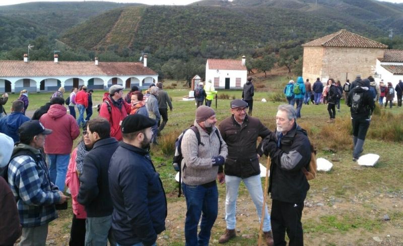Sexta marcha senderista para denunciar la usurpación de caminos públicos en Almonaster la Real