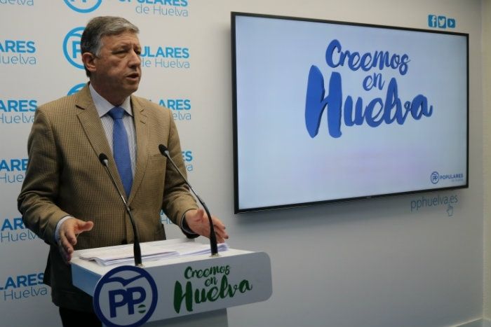 Carmelo Romero subraya el objetivo del Gobierno del PP de alcanzar los 200.000 ocupados en la provincia de Huelva
