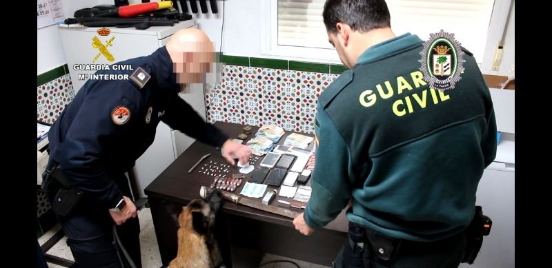 Ocho detenidos en la desarticulación de varios puntos de venta de drogas 'muy activos' en La Palma