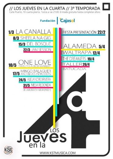 La Canalla, Alameda y One Love encabezan el cartel de 'Los Jueves en la Cuarta' de la Fundación Cajasol