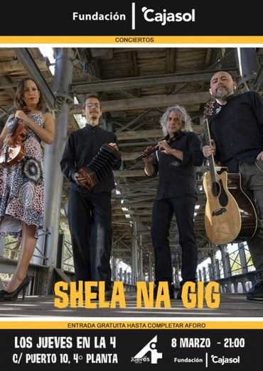 Sheela Na Gig trae sus ritmos folk al ciclo ‘Los Jueves en la Cuarta’
