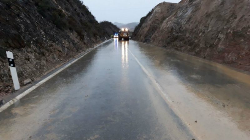 Reabierta al tráfico, tras casi cuatro días, la A-461 de la Cuenca Minera