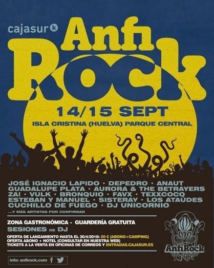El festival Anfi Rock, que varía este año de fecha, desvela parte de su cartel