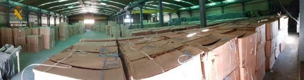 Detienen a tres personas en Huelva en una macro-operación europea contra el contrabando de labores del tabaco