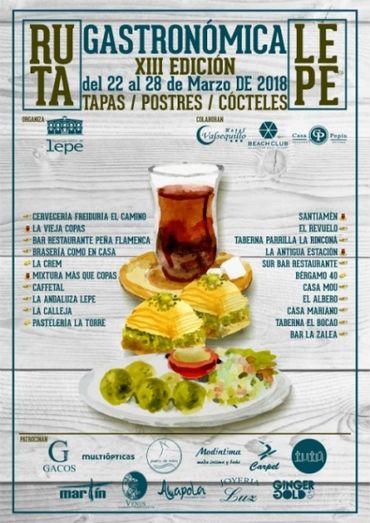 Lepe celebra su Ruta Gastronómica, con tapas, postres y cócteles de más de 20 establecimientos