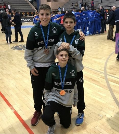 Tres onubenses conquistan el bronce con Andalucía en el Campeonato de España de Selecciones Autonómicas