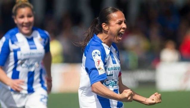 La delantera del Sporting Huelva Anita, MVP de la jornada