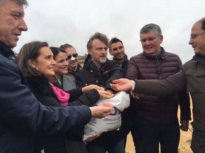 150 kilos de semillas para las dunas de Cuesta Maneli afectadas por el incendio