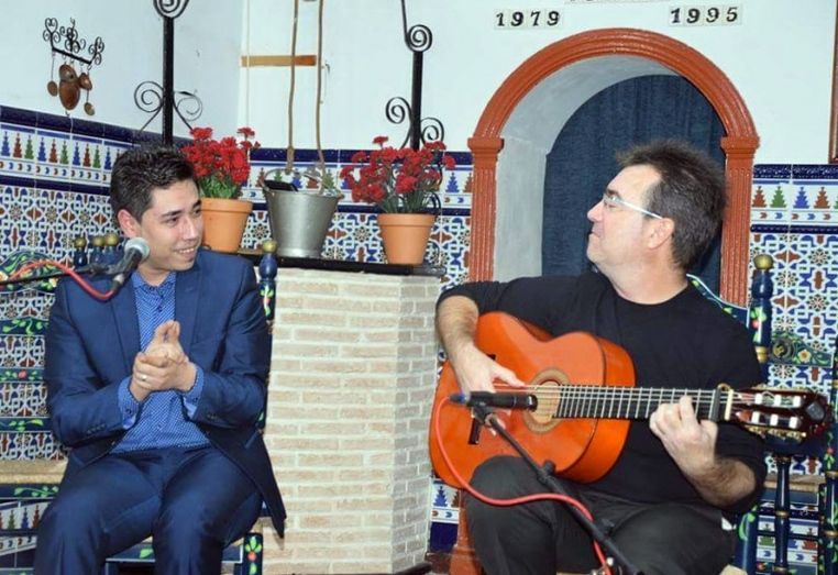 Joaquín de Sola y Víctor Rosa, este viernes en el ciclo 'Generación Flamenco' de la Fundación Cajasol