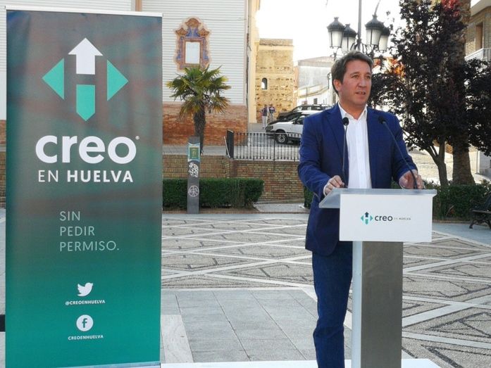 Ruperto Gallardo presenta el partido 'Creo en Huelva' con el lema 'sin pedir permiso'