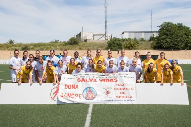 El Sporting Huelva se sumó a la campaña de donación de la Hermandad Provincial de Donantes