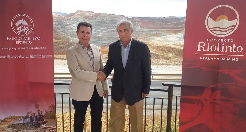 Las Fundaciones Atalaya y Río Tinto impulsarán proyectos de conservación patrimonial en la Cuenca Minera