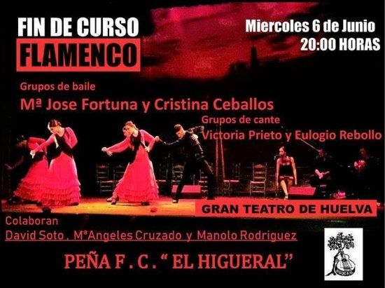 Gala de fin de curso de las escuelas flamencas de la Peña ‘El Higueral’