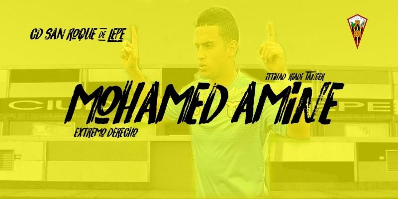 El marroquí Mohamed Amine, velocidad punta para la banda izquierda del San Roque