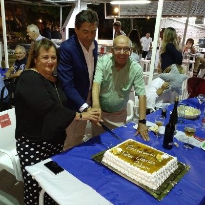 La peña Charles Adam celebró su cena fin de temporada con la presencia de Manolo Zambrano