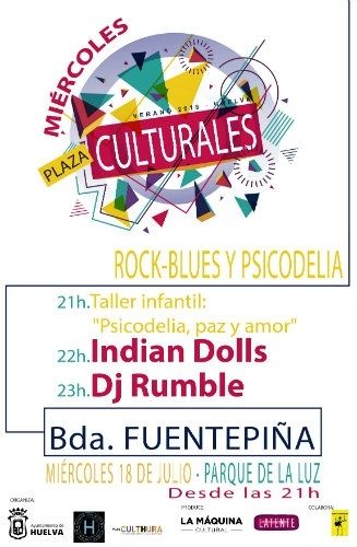 Rock, blues y psicodelia, este miércoles en Fuentepiña