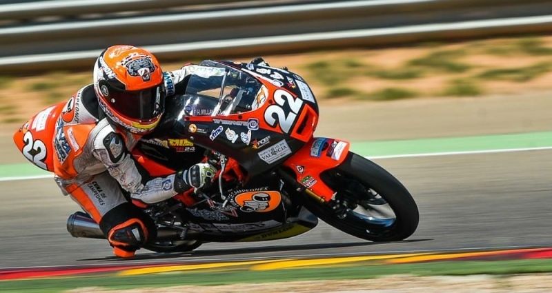 Superhugo sigue tercero a un punto del segundo tras un sexto y un noveno en Aragón