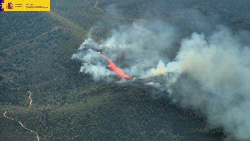Declarado un nuevo incendio forestal en La Zarza y extinguido el que afectó a Moguer 