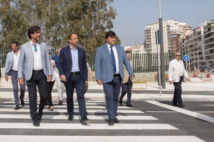 La nueva rotonda de la estación de trenes ya la conecta con el centro