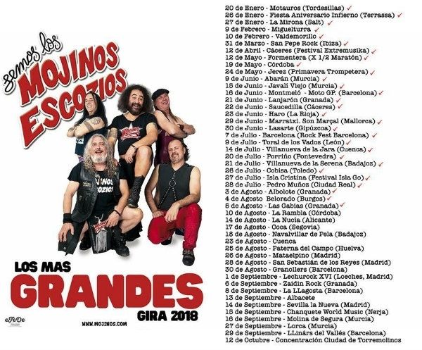 Los Mojinos Escozíos estarán este verano en Paterna del Campo